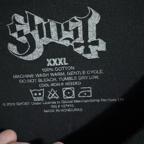 Ghost band music Black and Blue Short Sleeve Tee XXXL 3x big tall shirt - Picture 5 of 6